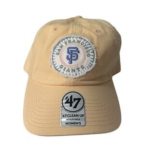 San Francisco Giants Women’s Baseball Hat Peach One Size Fits All NWT